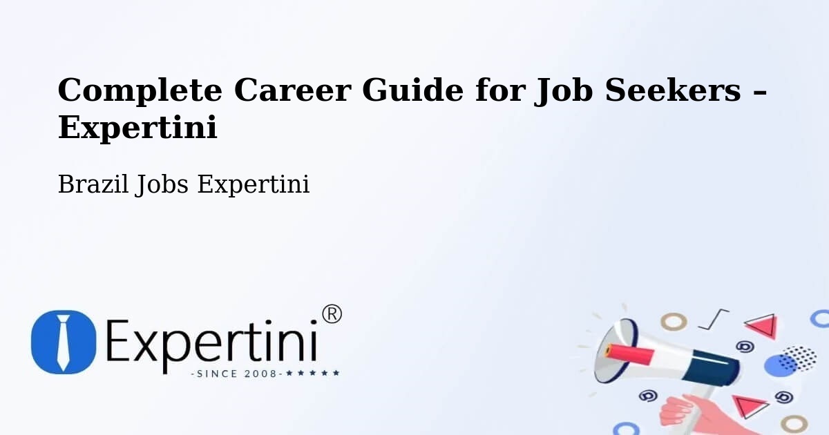 Career Guide for Job Seekers – Capitólio - Capitólio, Brazil Jobs Expertini