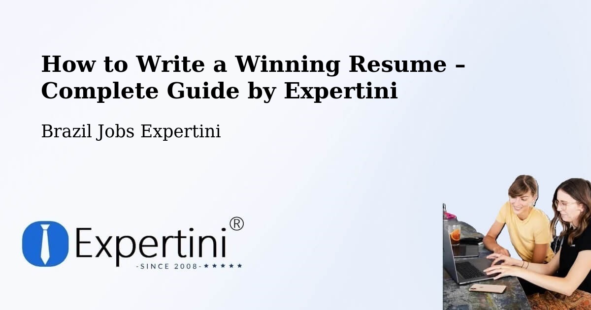 Resume Writing Guide for Job Seekers – Capitólio - Capitólio, Brazil Jobs Expertini
